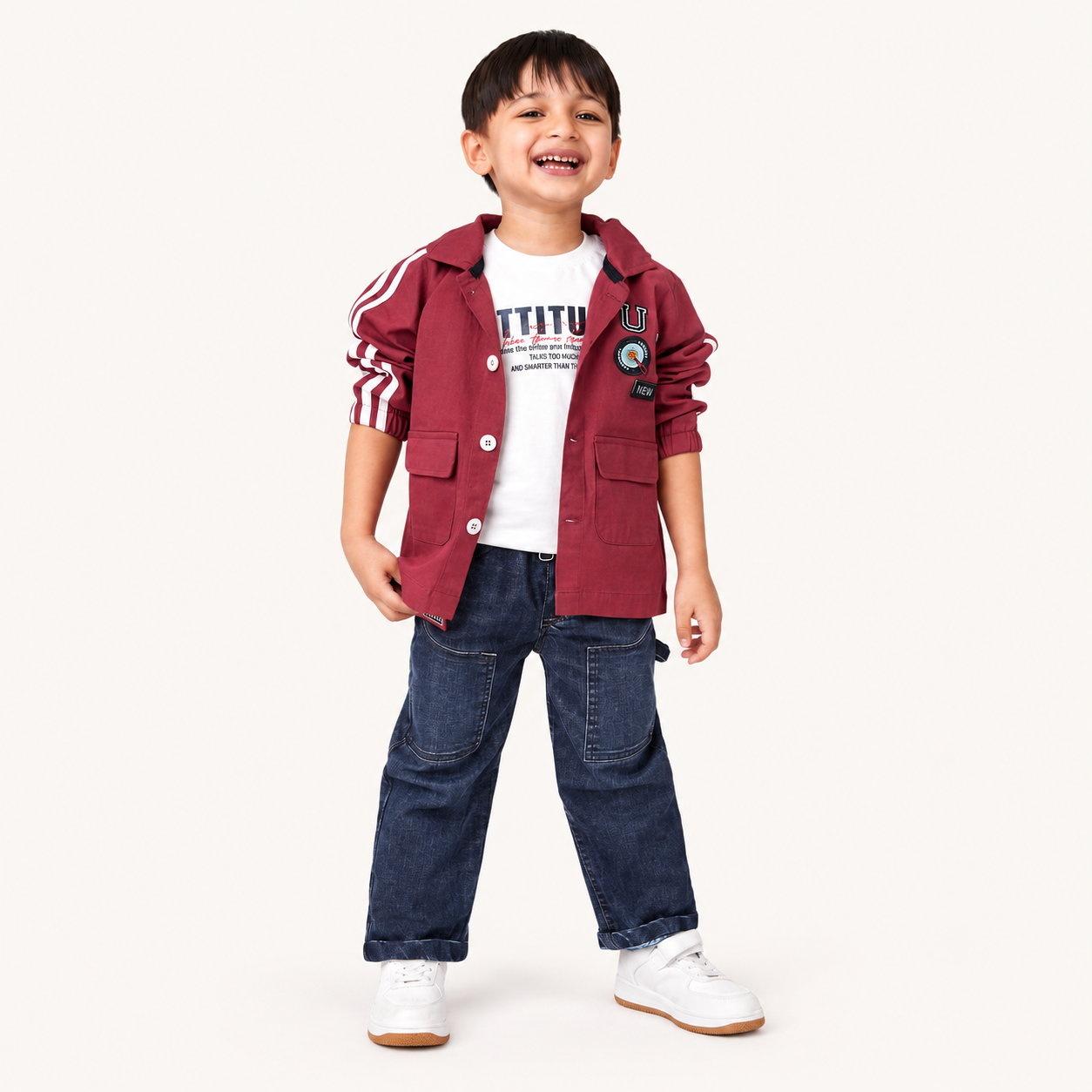Crimson Varsity Jacket Pair