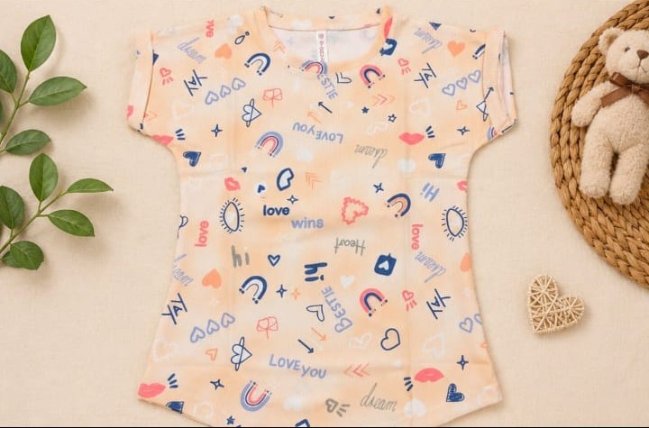 Girls' Cream T-Shirt
