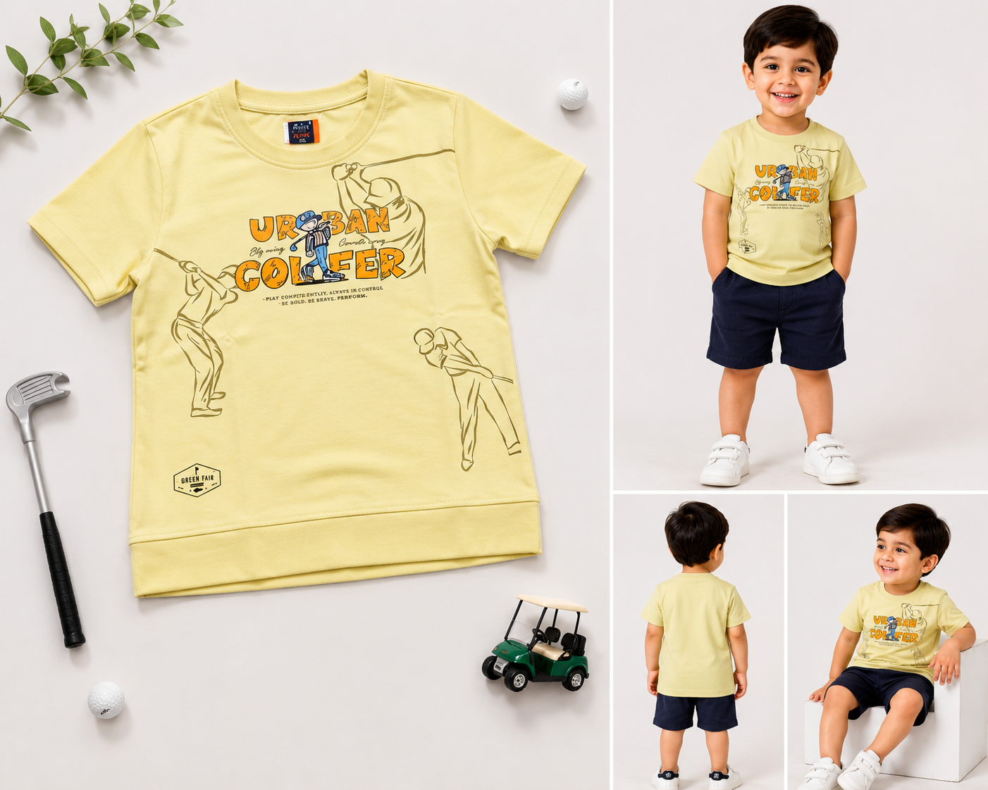 Kids Printed Cotton T-Shirt | Soft Round Neck Half Sleeve Tee | Multi Design & Multi Color  Product DescriptionShirt