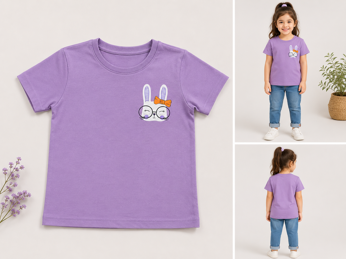 Girls' Cotton T-Shirt