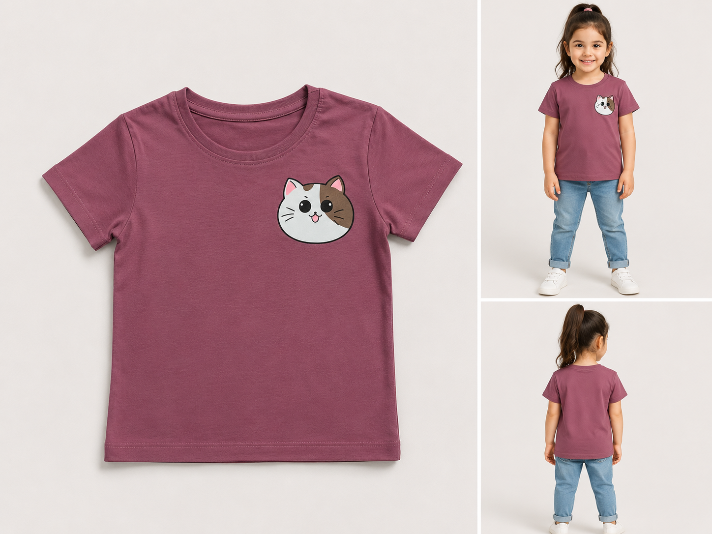 Girls' Cotton T-Shirt