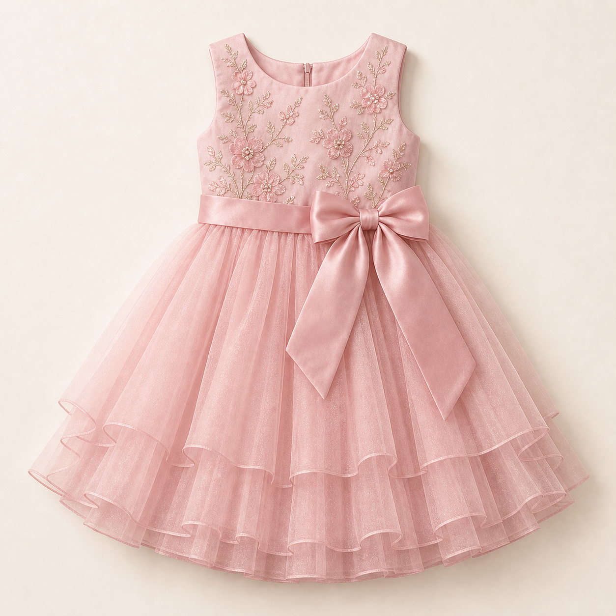 Girls' Blush Party Frock Dress
