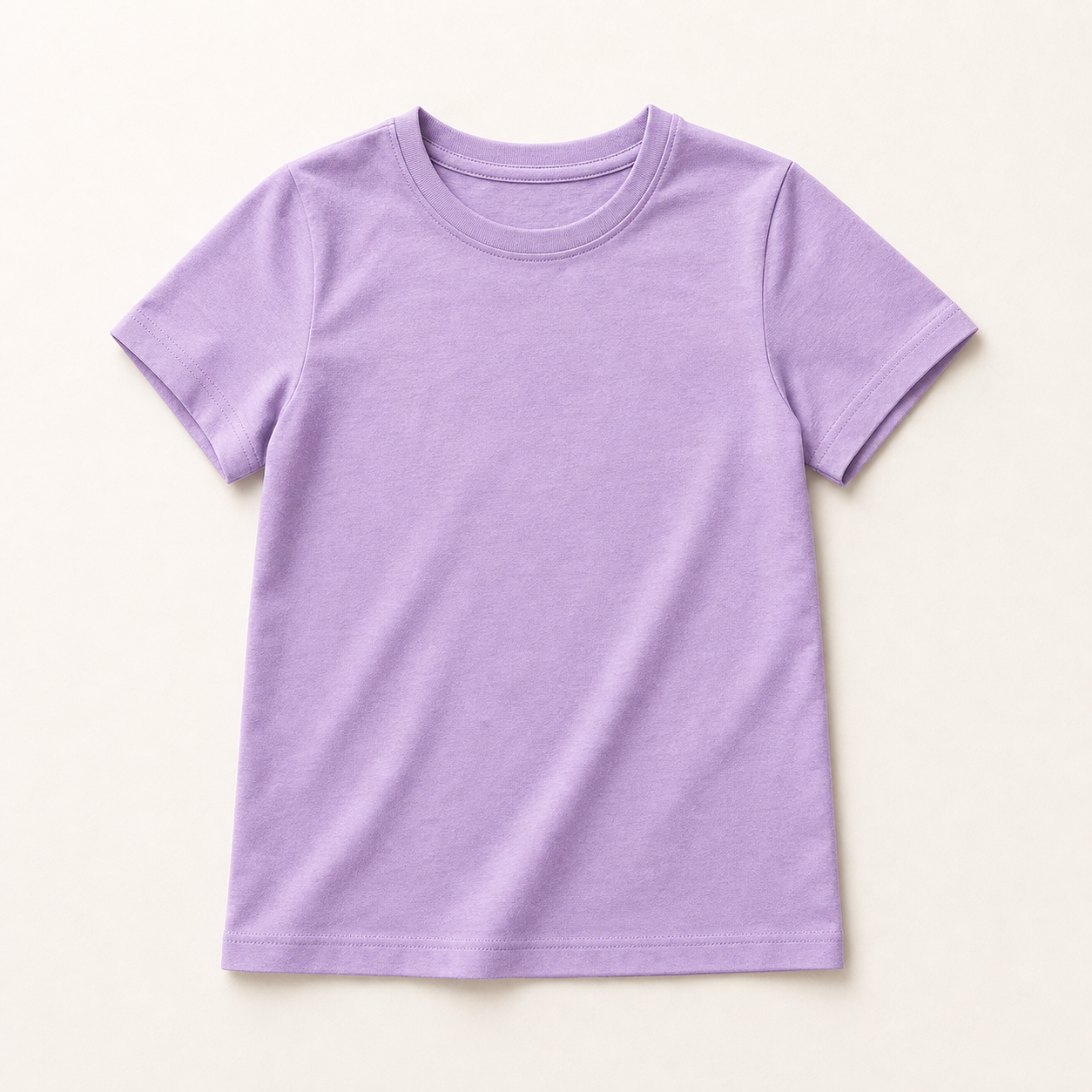 Girls' Lavender Cotton T-Shirt
