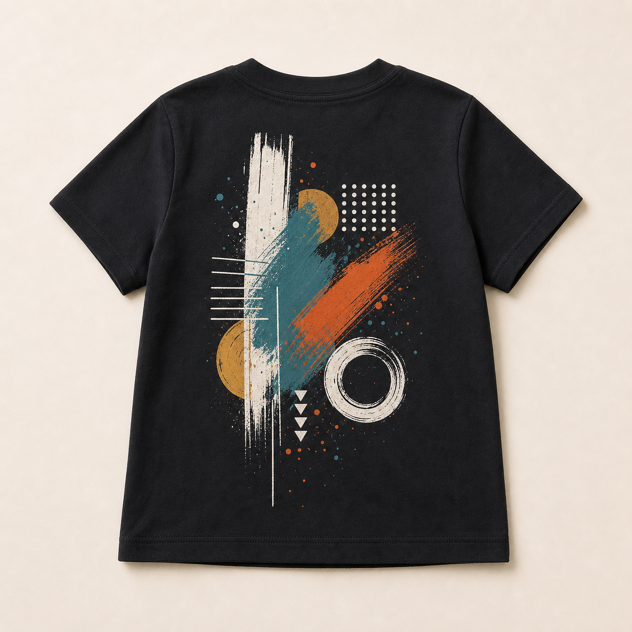 Kids Back Print Graphic T-Shirt