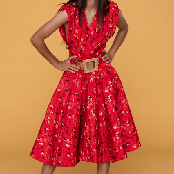 Floral Print Maxi Dress